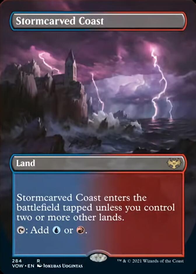 Stormcarved Coast (Borderless) [Innistrad: Crimson Vow] | North Game Den