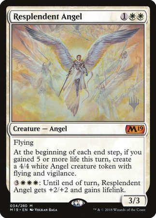 Resplendent Angel [Core Set 2019 Promos] | North Game Den