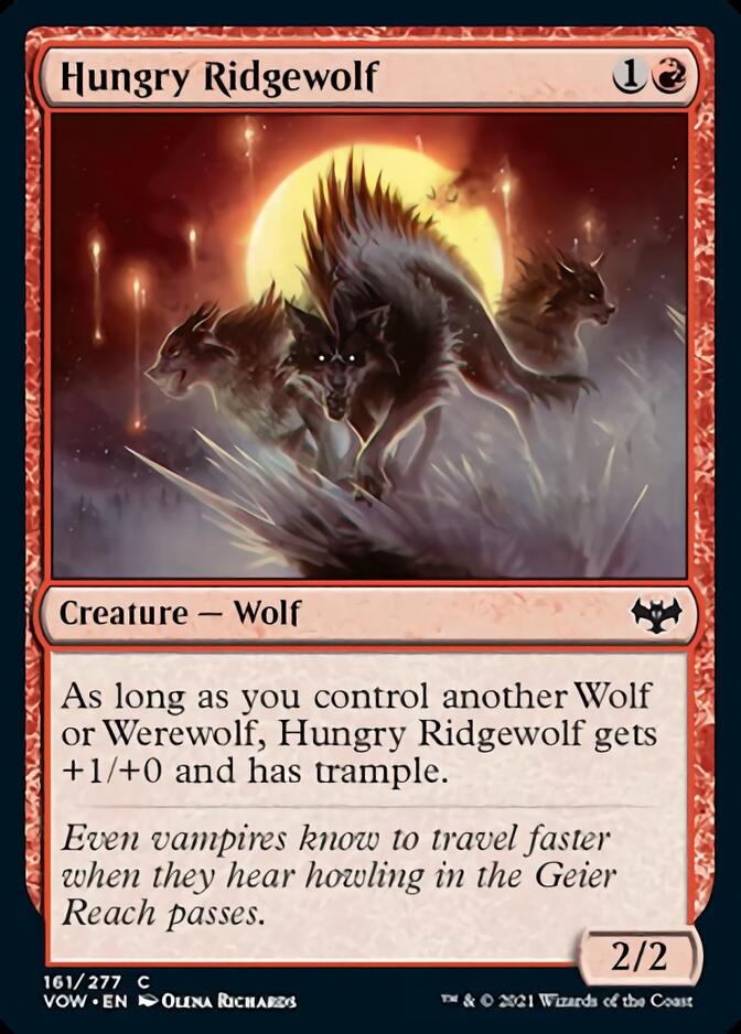 Hungry Ridgewolf [Innistrad: Crimson Vow] | North Game Den