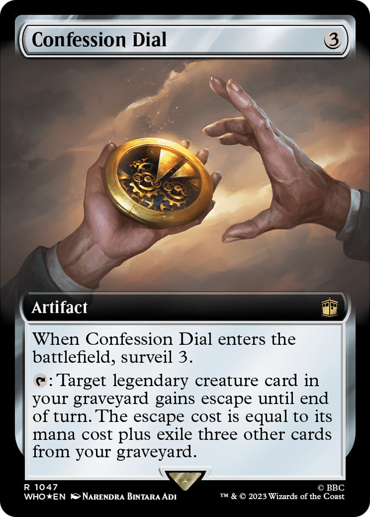 Confession Dial (Extended Art) (Surge Foil) [Doctor Who] | North Game Den