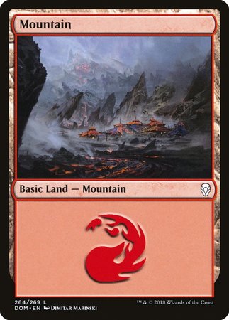 Mountain (264) [Dominaria] | North Game Den