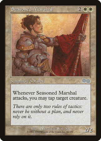 Seasoned Marshal [Urza's Saga] | North Game Den