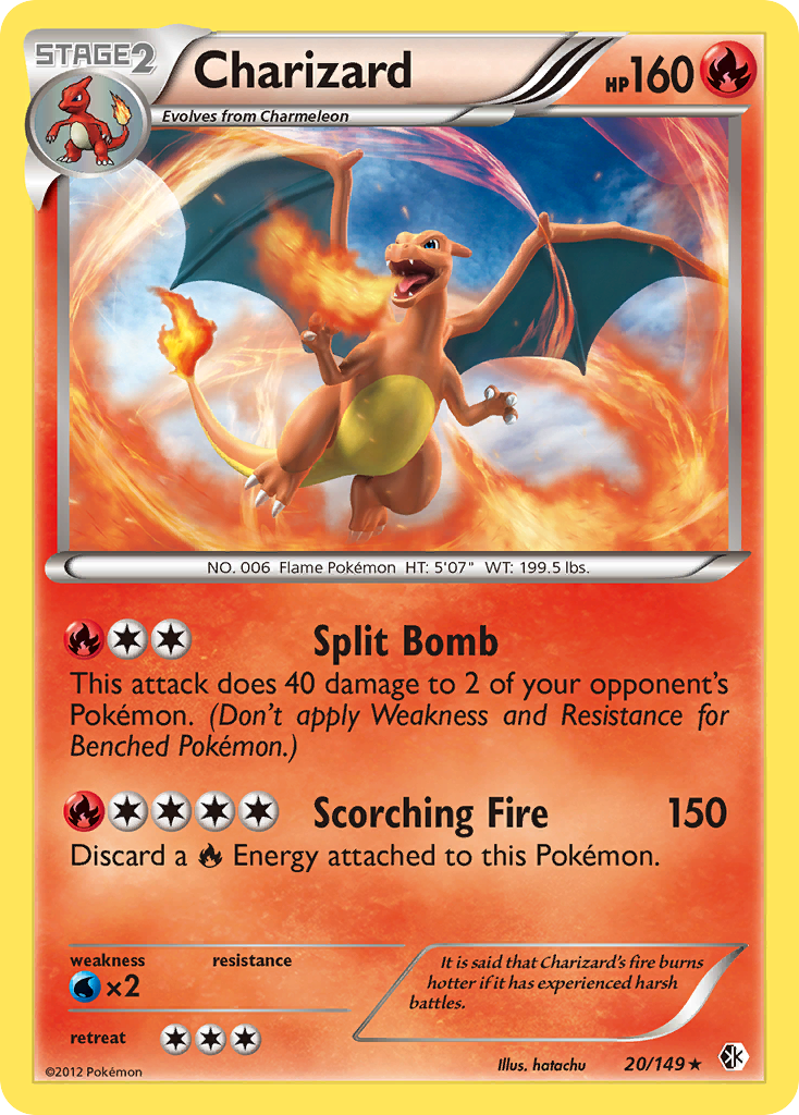 Charizard (20/149) [Black & White: Boundaries Crossed] | North Game Den