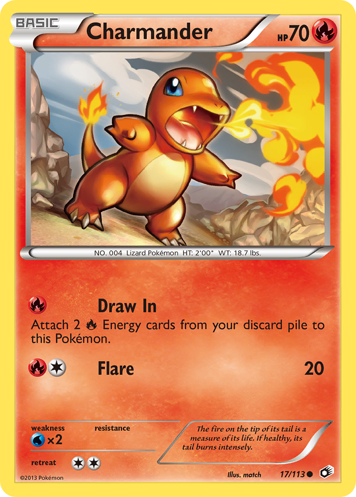 Charmander (17/113) [Black & White: Legendary Treasures] | North Game Den