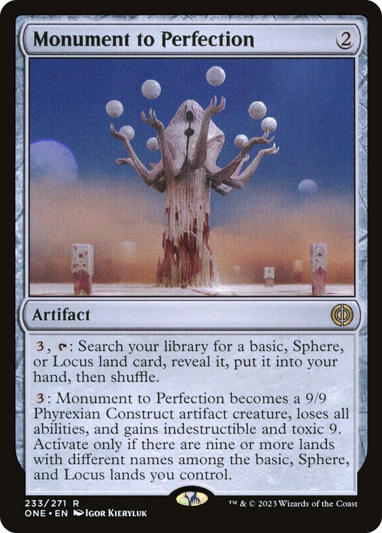 Monument to Perfection [Phyrexia: All Will Be One] | North Game Den