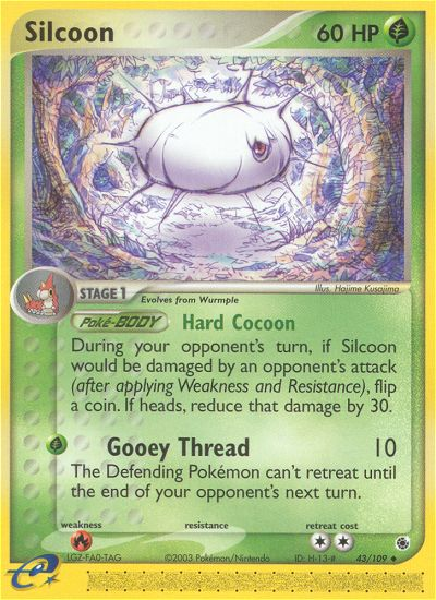 Silcoon (43/109) [EX: Ruby & Sapphire] | North Game Den