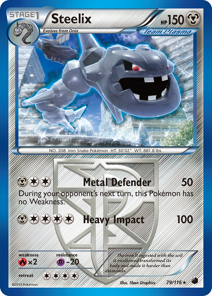 Steelix (79/116) [Black & White: Plasma Freeze] | North Game Den