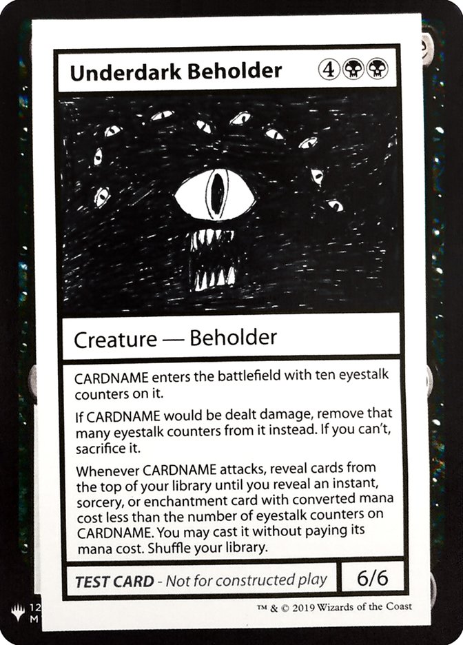 Underdark Beholder [Mystery Booster Playtest Cards] | North Game Den