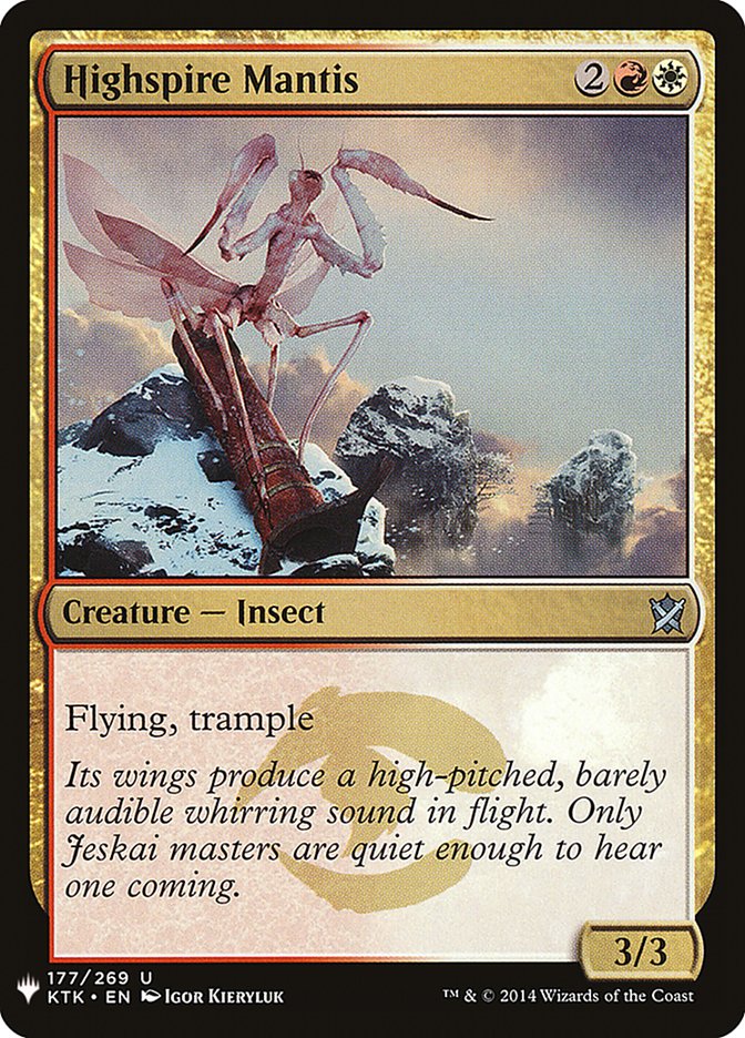 Highspire Mantis [Mystery Booster] | North Game Den
