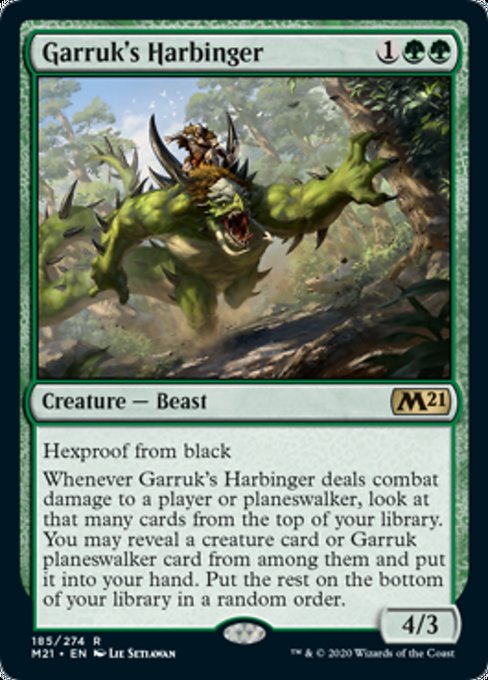 Garruk's Harbinger [Core Set 2021] | North Game Den