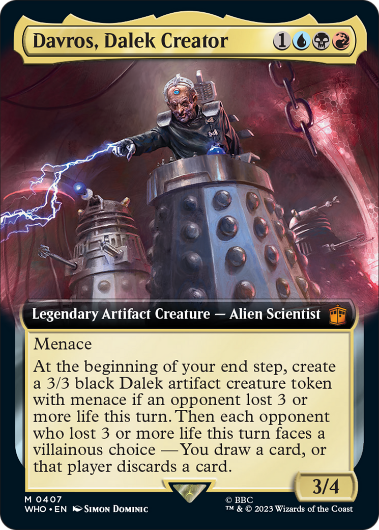 Davros, Dalek Creator (Extended Art) [Doctor Who] | North Game Den