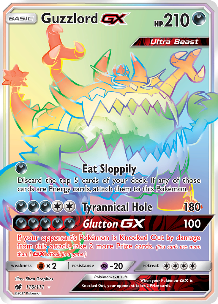 Guzzlord GX (116/111) [Sun & Moon: Crimson Invasion] | North Game Den