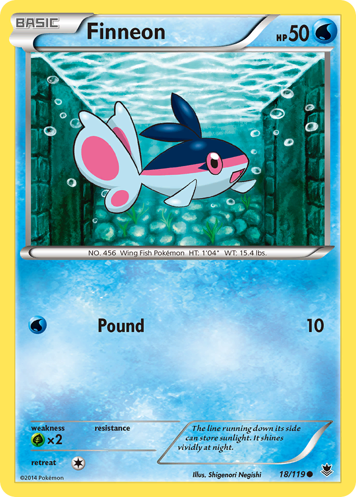 Finneon (18/119) [XY: Phantom Forces] | North Game Den