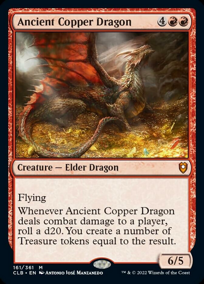 Ancient Copper Dragon [Commander Legends: Battle for Baldur's Gate] | North Game Den