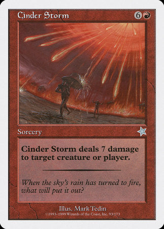 Cinder Storm [Starter 1999] | North Game Den