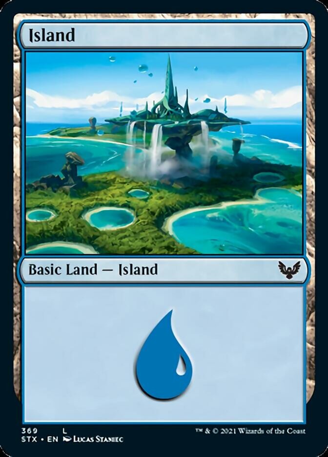 Island (#369) [Strixhaven: School of Mages] | North Game Den