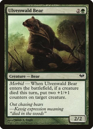 Ulvenwald Bear [Dark Ascension] | North Game Den