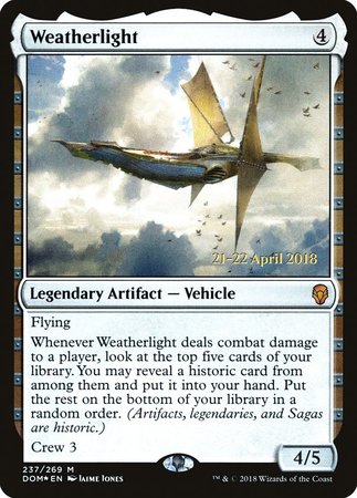 Weatherlight [Dominaria Promos] | North Game Den