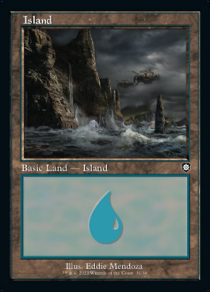 Island (031) (Retro) [The Brothers' War Commander] | North Game Den