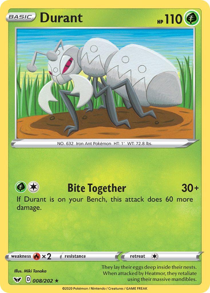 Durant (008/202) [Sword & Shield: Base Set] | North Game Den