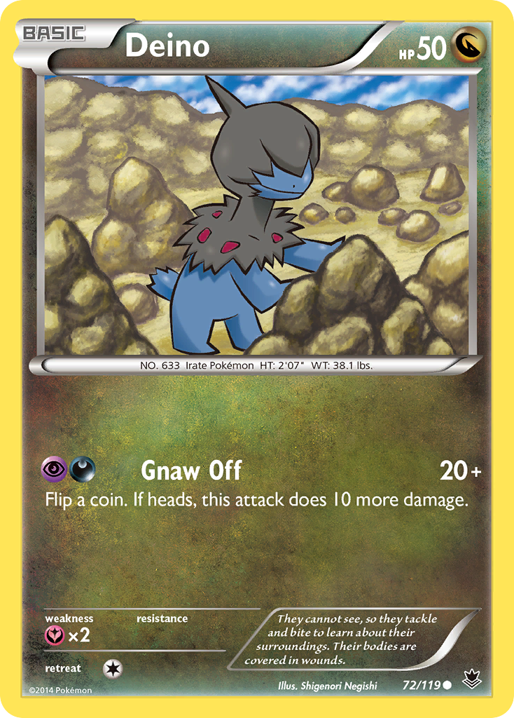 Deino (72/119) [XY: Phantom Forces] | North Game Den