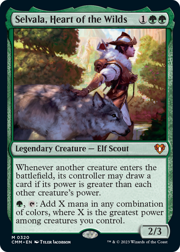 Selvala, Heart of the Wilds [Commander Masters] | North Game Den