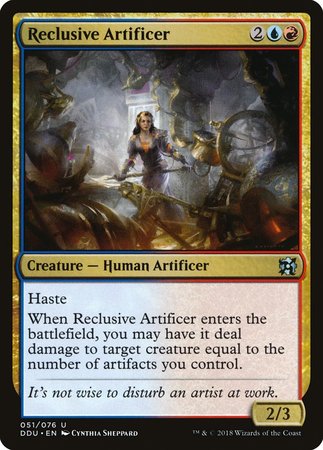 Reclusive Artificer [Duel Decks: Elves vs. Inventors] | North Game Den