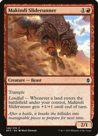 Makindi Sliderunner [Battle for Zendikar] | North Game Den