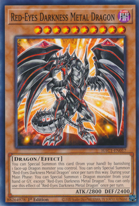 Red-Eyes Darkness Metal Dragon [HAC1-EN017] Common | North Game Den