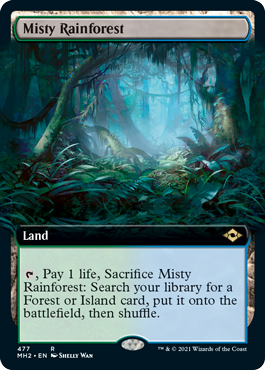 Misty Rainforest (Extended Art) [Modern Horizons 2] | North Game Den