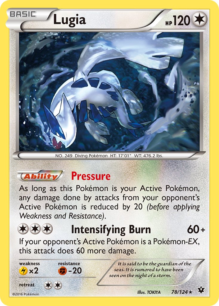 Lugia (78/124) (Theme Deck Exclusive) [XY: Fates Collide] | North Game Den