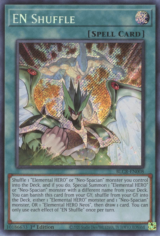 EN Shuffle [BLCR-EN008] Secret Rare | North Game Den