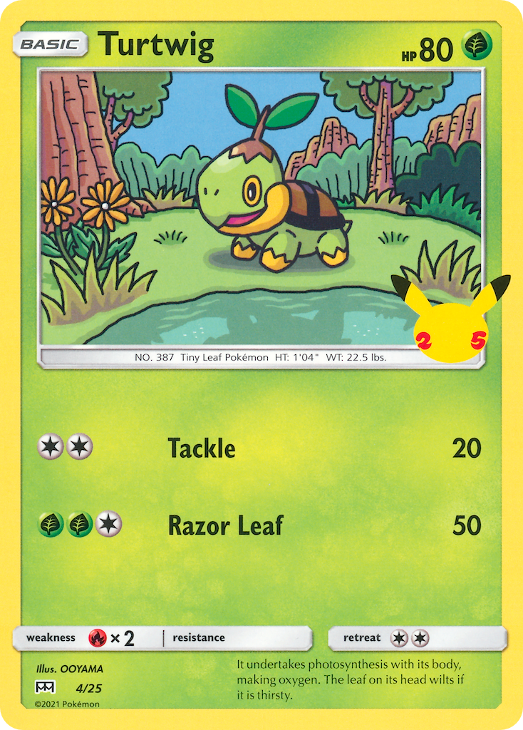 Turtwig (4/25) [McDonald's 25th Anniversary] | North Game Den