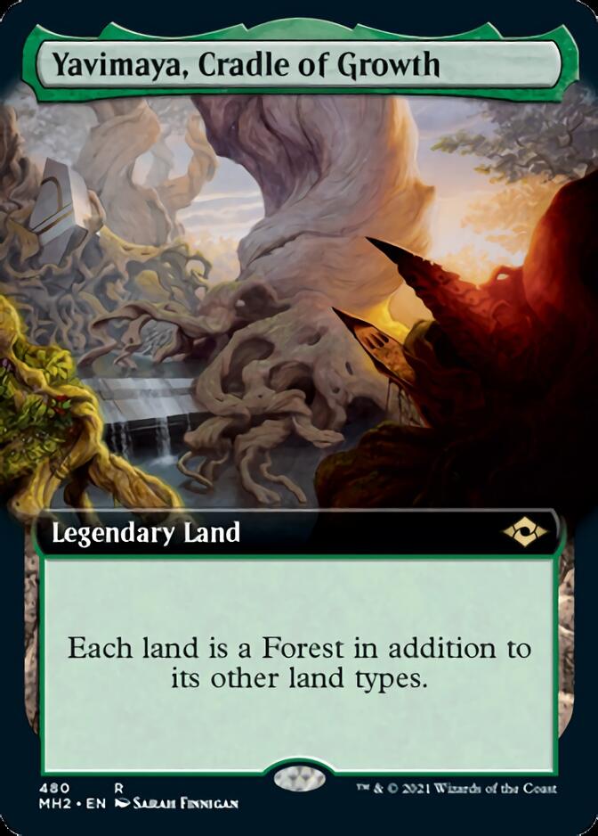 Yavimaya, Cradle of Growth (Extended Art) [Modern Horizons 2] | North Game Den
