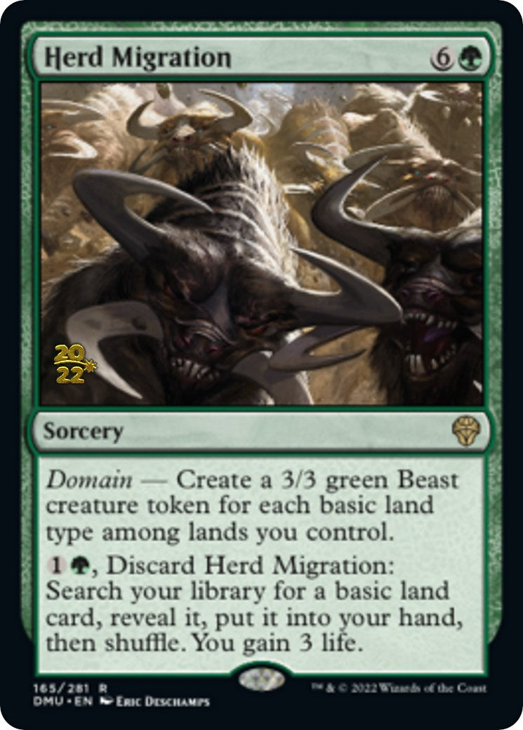 Herd Migration [Dominaria United Prerelease Promos] | North Game Den