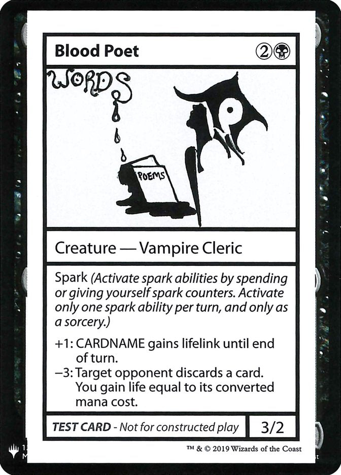 Blood Poet [Mystery Booster Playtest Cards] | North Game Den