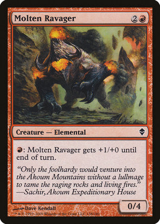 Molten Ravager [Zendikar] | North Game Den