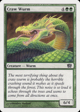 Craw Wurm [Eighth Edition] | North Game Den