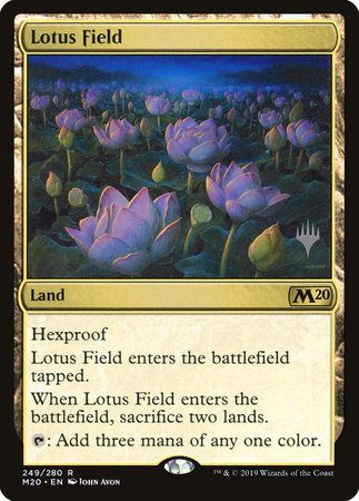 Lotus Field [Core Set 2020 Promos] | North Game Den