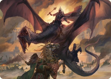 Witch-king, Bringer of Ruin Art Card [The Lord of the Rings: Tales of Middle-earth Art Series] | North Game Den