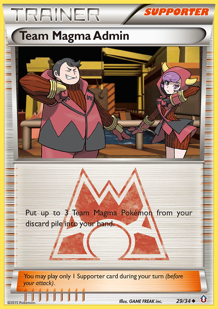 Team Magma Admin (29/34) [XY: Double Crisis] | North Game Den