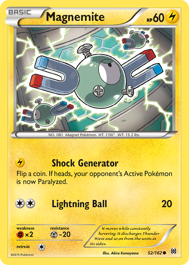 Magnemite (52/162) [XY: BREAKthrough] | North Game Den