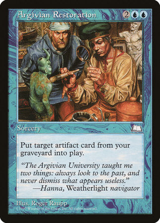 Argivian Restoration [Weatherlight] | North Game Den