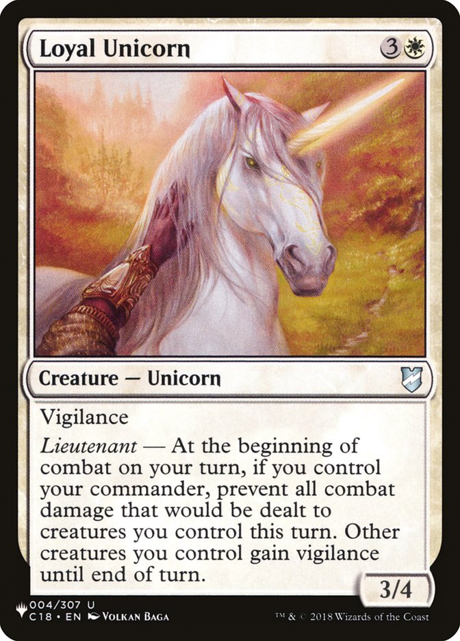 Loyal Unicorn [The List] | North Game Den