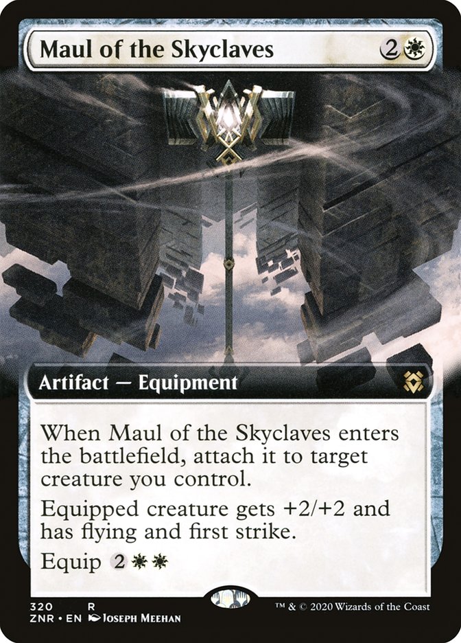 Maul of the Skyclaves (Extended Art) [Zendikar Rising] | North Game Den