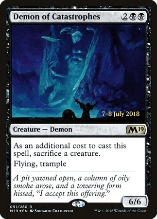 Demon of Catastrophes [Core Set 2019 Promos] | North Game Den
