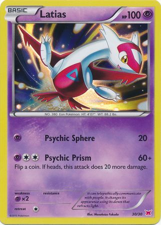 Latias (30/30) [XY: Trainer Kit 2 - Latias] | North Game Den