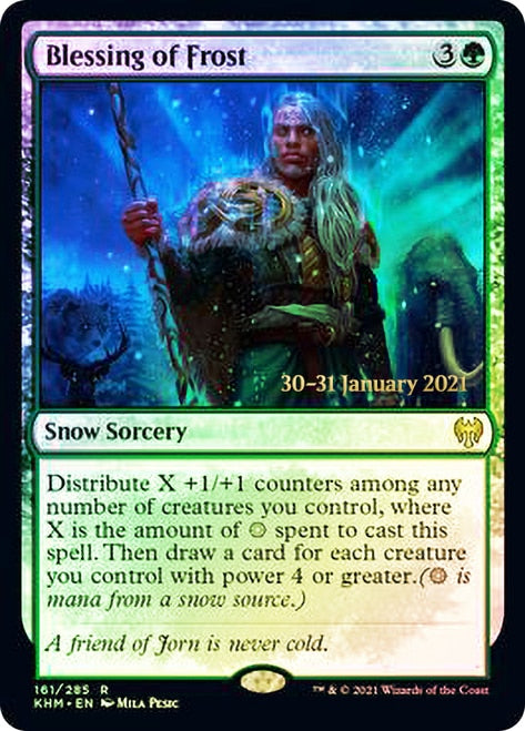 Blessing of Frost  [Kaldheim Prerelease Promos] | North Game Den