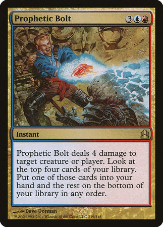 Prophetic Bolt [Commander 2011] | North Game Den