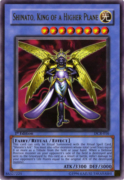 Shinato, King of a Higher Plane [DCR-016] Ultra Rare | North Game Den